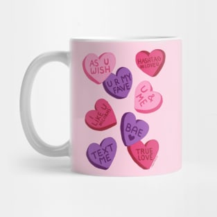 Love Conversation Hearts Mug